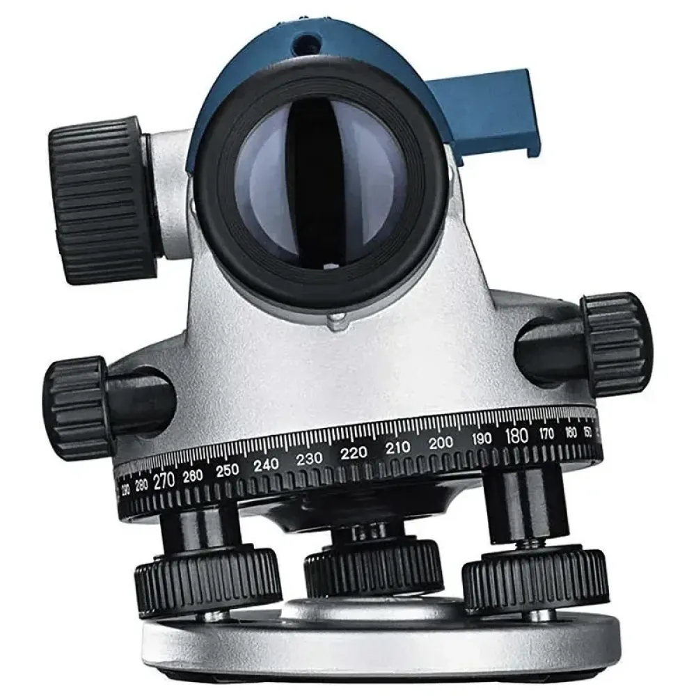 Bosch GOL 26 D Professional оптический нивелир + бленда, кейс, ключ, отвес и регулировочный штифт 0601068000