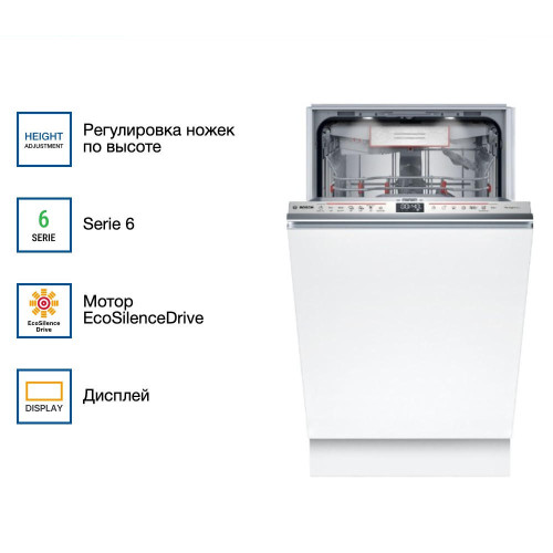 Встраиваемая посудомоечная машина Bosch SPV6ZMX17E