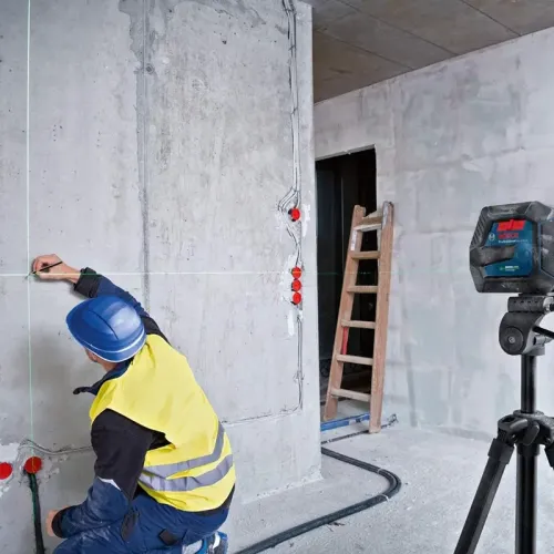 Bosch GLL 2-15 G Professional линейный лазерный нивелир со штативом BT 150, 0601063W01