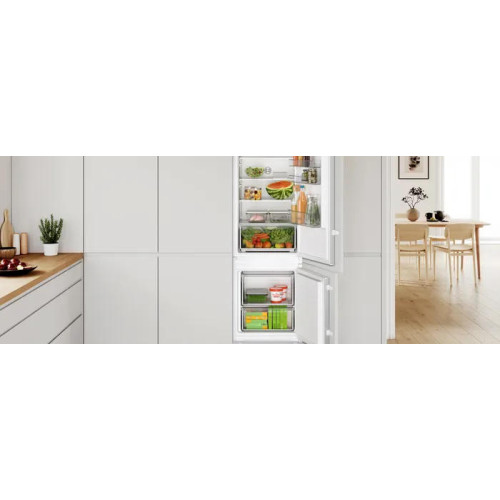 Встраиваемый двухкамерный холодильник Bosch KIV87NS306