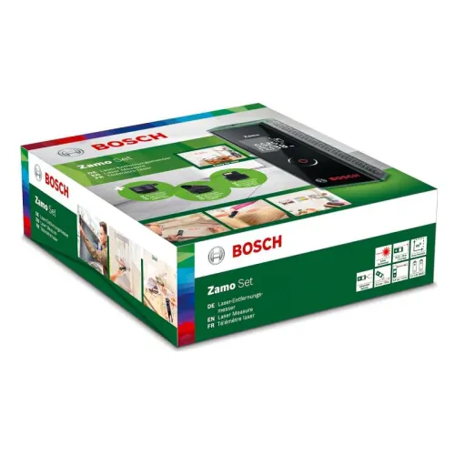 Bosch Zamo III Set лазерный дальномер с 3 адаптерами, 0603672701