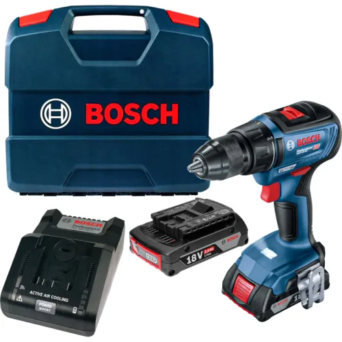 Bosch GSR 18V-50 Professional аккумуляторная дрель-шуруповерт (2 x 2 Ач, ЗУ), 06019H5000