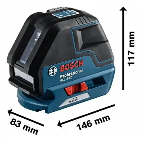 Bosch GLL 3-50 Professional лазерный уровень, 0601063800