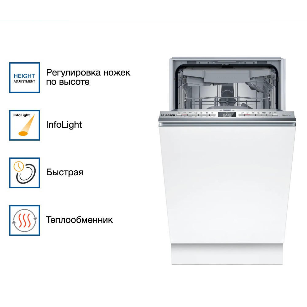 Встраиваемая посудомоечная машина Bosch SPV4HMX10E